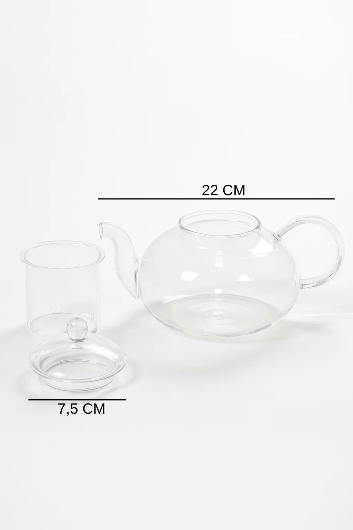 "Artisan" Clarity Isıya Dayanıklı 750 ML Cam Demlik