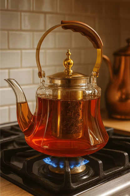 "Artisan" Amber Cam Demlik – 1200 ml