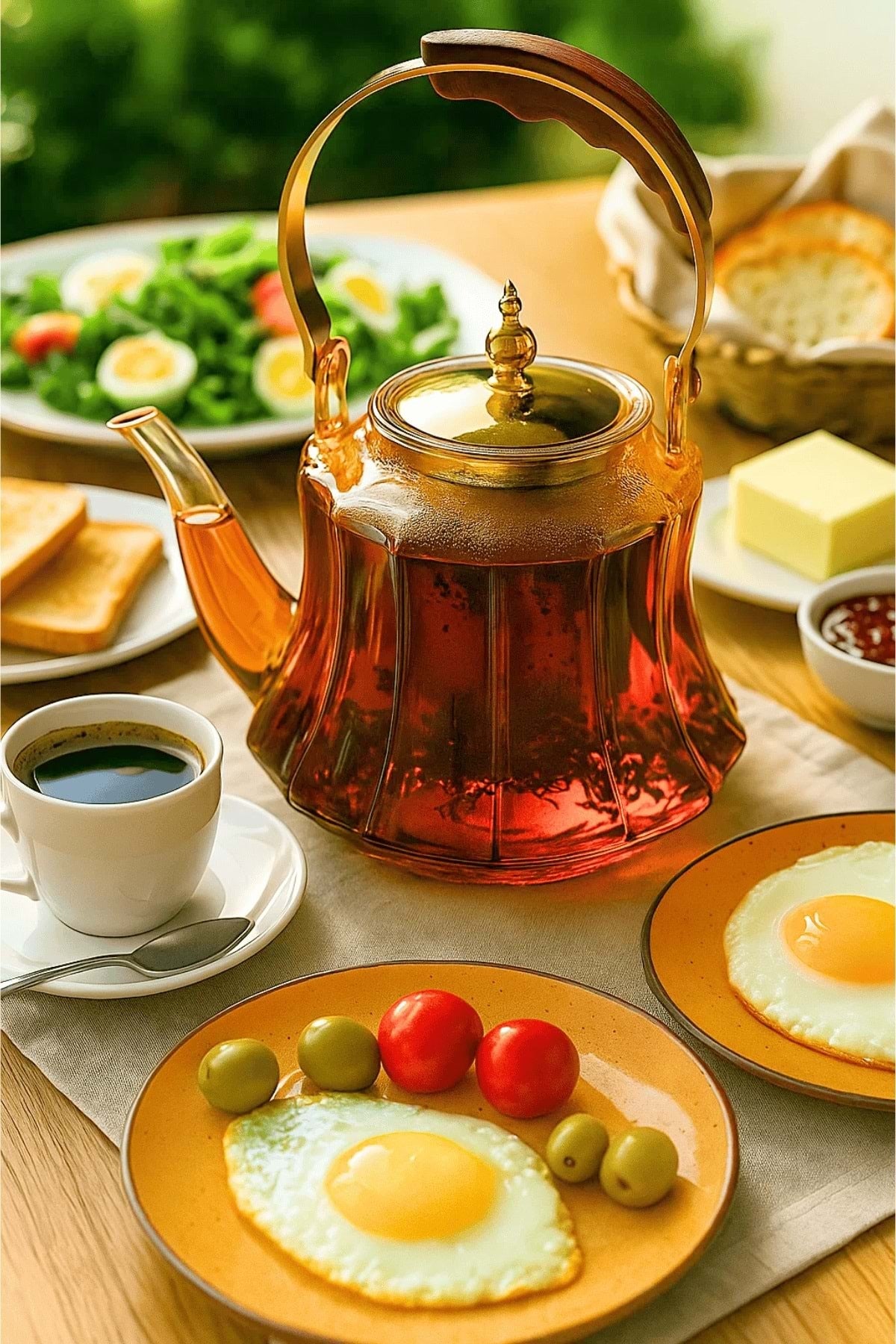 "Artisan" Amber Cam Demlik – 1200 ml