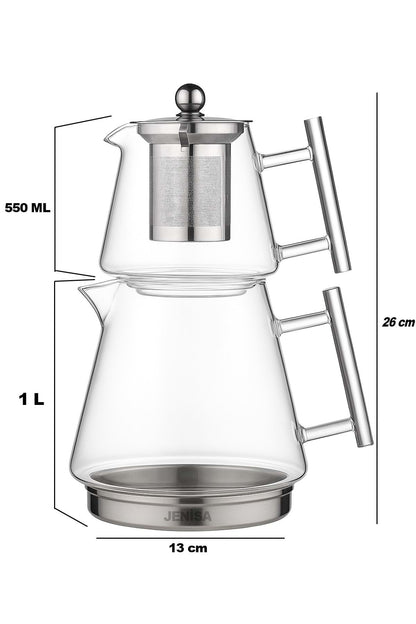 "Artisan" Clarity Cam Çaydanlık Takımı – 1550 ml