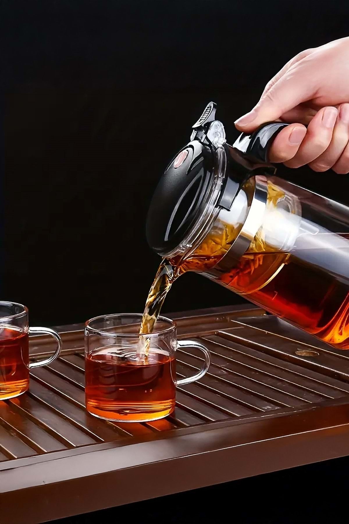 "Artisan" Sihirli Borosilikat Cam Demlik