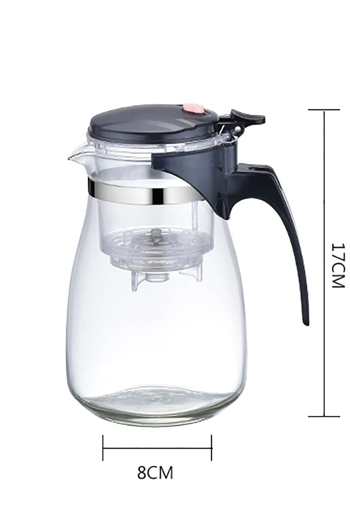 "Artisan" Sihirli Borosilikat Cam Demlik